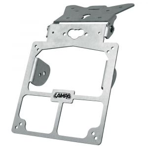 Lampa Xtreme univerzális alumínium motorkerékpár rendszám tartó, ezüst (0190142)