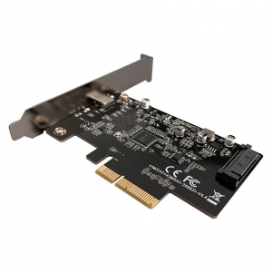 LC Power USB 3.2 Gen 2x2 Type-C bővítő kártya PCI-E (LC-PCI-C-USB32-2X2)