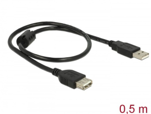Delock 83401 USB2.0 hosszabító kábel 50cm