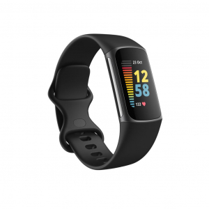 Fitbit charge 5 aktivitásmérő Black-Graphite Stainless Steel (FB421BKBK)