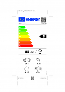 LG DF425HSS gőzös mosogatógép ezüst