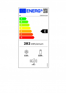 LG GBB569MCAMB alulfagyasztós hűtőszekrény fekete