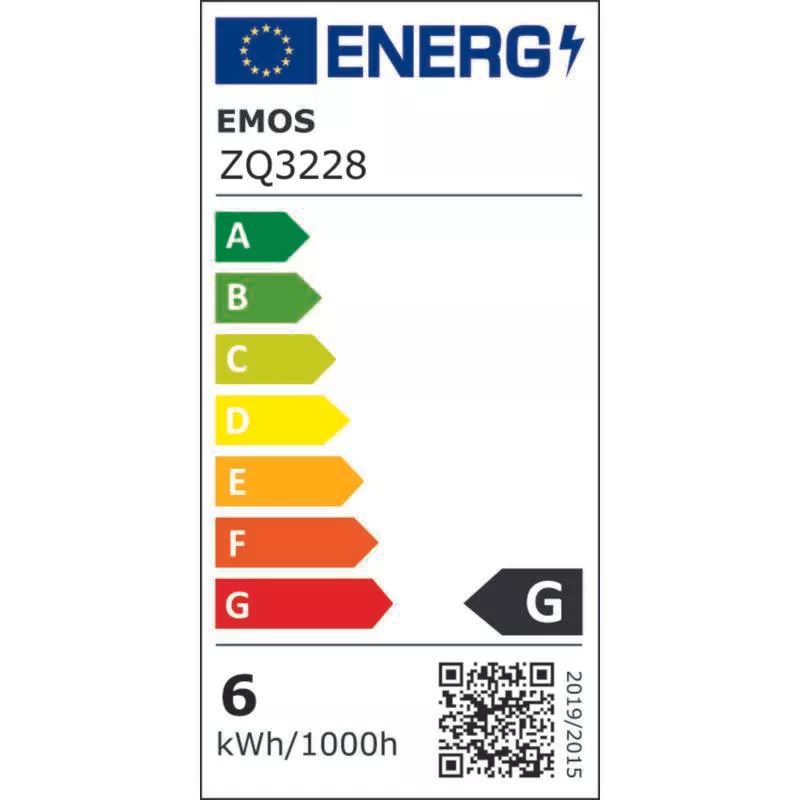 Emos LED fényforrás gyertya E14 6W 470lm természetes fehér (ZQ3228)