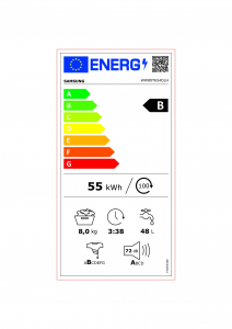 Samsung WW80T654DLH/S6 előltöltős mosógép