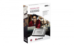 500GB Kingston SXS2000 k&uuml;lső SSD meghajt&oacute; ez&uuml;st (SXS2000/500G)