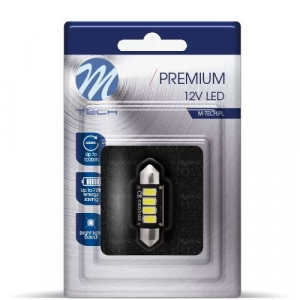 M-Tech Szofita LED 36mm 4x5730 SMD Can-Bus fehér színű 1db (72LB334W)