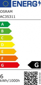 Nagyfeszültségű halogén izzó OSRAM 12 V G4 5 W, melegfehér, EEK: C, dimmelhető 2 db