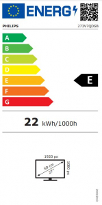27" Philips 273V7QDSB/00 LED monitor fekete