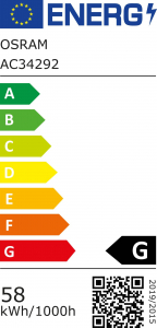 Kompakt fénycső, energiatakarékos fényforrás, 2G11, 55 W, hidegfehér, cső forma, Osram