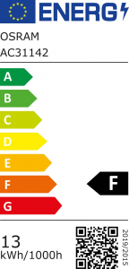 Osram BASE Clas LED fényforrás E27 14W körte hideg fehér filament (3db) (4058075819559)