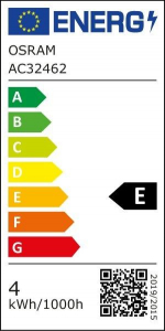 Osram BASE Clas LED fényforrás E14 4W Gyertya meleg fehér filament (3db) (4058075819313)