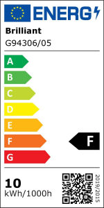 Brilliant Fakir G94306/05 LED-es mennyezeti lámpa mozgásjelzővel 12 W Melegfehér Fehér