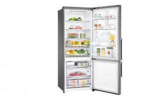 LG GBF567PZCMB alulfagyasztós hűtőszekrény ezüst