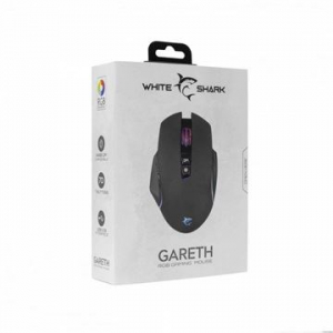 White Shark GM-5009B Gareth optikai gaming egér fekete