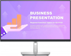 24" DELL P2422HE LCD monitor ezüst-fekete