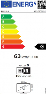 Philips 43PUS7506/12 43" 4K UHD LED Smart TV