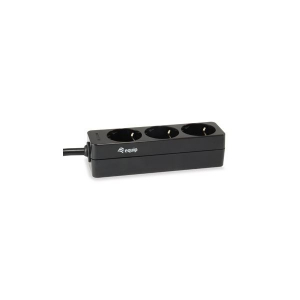 Equip Hálózati Elosztó C14 3 Schuko 1.1m fekete (333280)