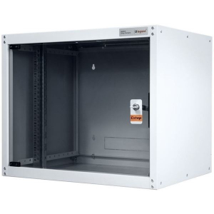 Legrand Rackszekr&eacute;ny, 19" fali kivitel, 16U, 805x600x600, sz&uuml;rke,egyrekeszes, &uuml;vegajt&oacute;s, k&eacute;szre szerelt, max.65 kg (EVO16U6060)