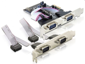 Delock DL89178 PCI Express > 4 x Serial