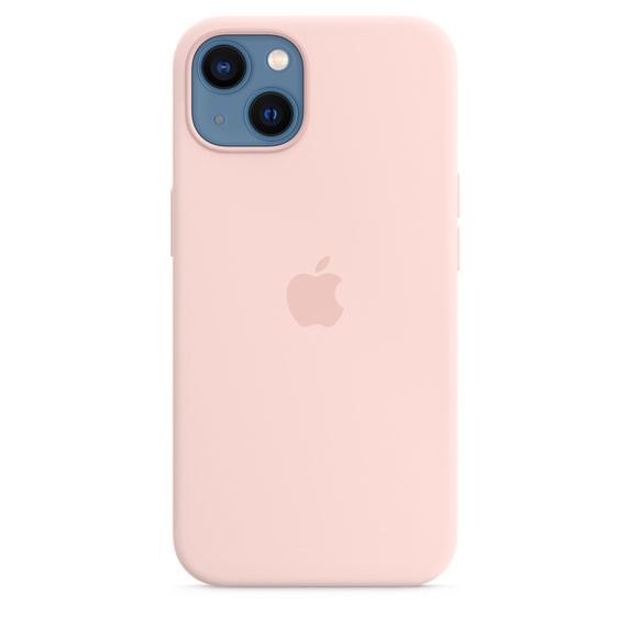 Apple MagSafe-rögzítésű iPhone 13 szilikontok krétarózsaszín (MM283ZM/A)