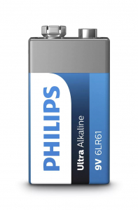 Philips Ultra Alkaline elem 9V/6LR61 (6LR61E1B/10)