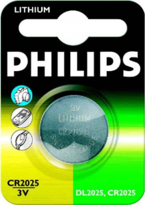 Philips gombelem CR2025/01B Lithium