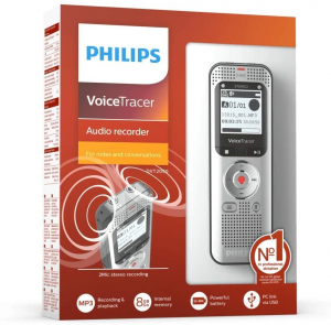 Philips DVT2050 diktafon ez&uuml;st-fekete