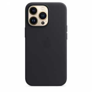 Apple MagSafe-rögzítésű iPhone 13 Pro bőrtok éjfekete (MM1H3ZM/A)
