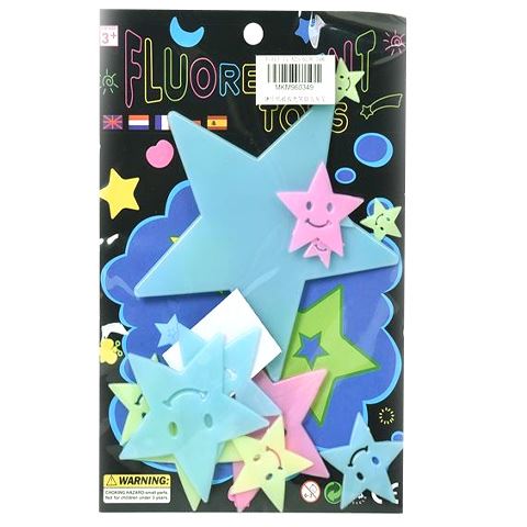 Magic Toys Fluoreszkáló sötétben világító csillagok szett (MKM960349)