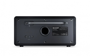 Sharp DR-450BK FM/DAB+ rádió fekete