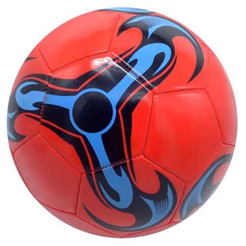 Magic Toys Műbor focilabda nonfiguratív mintával piros színben (MKM778513)