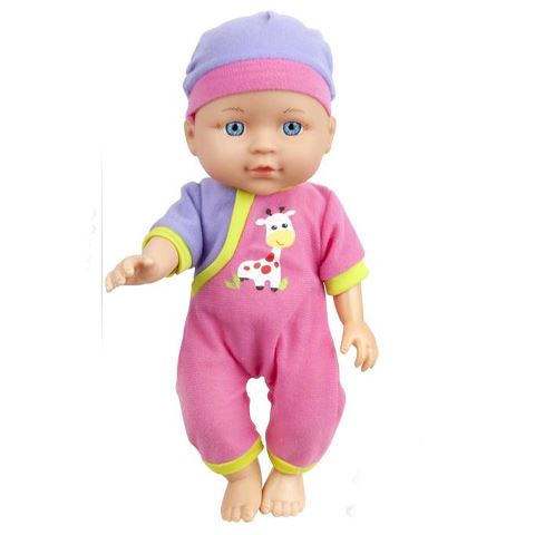 Magic Toys Pizsamás baba etetőszékkel és kiegészítőkkel (MKM615586)