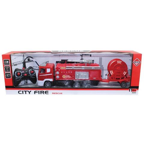 Magic Toys RC Tűzoltóautó tömlővel távirányítóval (MKM743458)