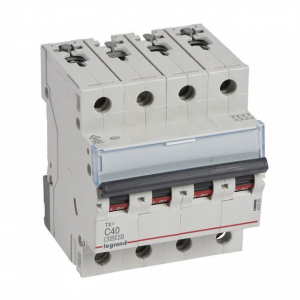 Legrand TX3 C40 6kA BIC 4 pólusú kismegszakító (403566)