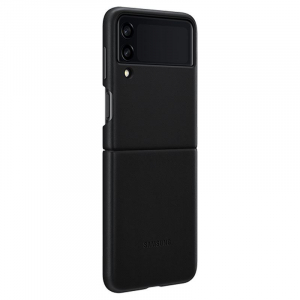 Samsung Galaxy Z Flip3 bőrtok fekete (EF-VF711LBEGWW)