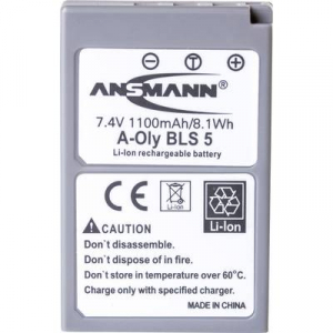 BLS-5 Olympus kamera akku 7,4V 1100 mAh, Ansmann