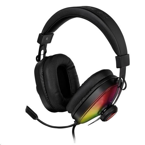 Thermaltake Tt eSPORTS Pulse G100 gaming fejhallgató headset fekete (HT-PLS-ANECBK-28)