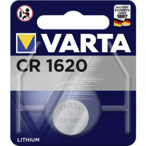 CR1620 lítium gombelem, 3 V, 70 mA, Varta BR1620, DL1620, ECR1620, KCR1620, KL1620, KECR1620, LM1620