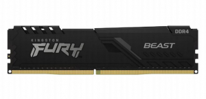 32GB 3600MHz DDR4 RAM Kingston Fury Beast Black CL18 (2x16GB) (KF436C18BBK2/32)