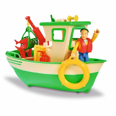 Simba Toys Sam a tűzoltó: Charlie horgászhajója játékszett (109251074038)