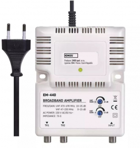 Emos EM440 szélessávú antenna erősítő (J0400)