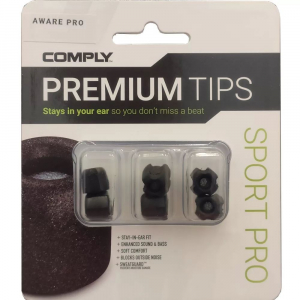 Comply Aware Pro memóriahab fülilleszték sportoláshoz fekete M (COM-19-01141-11)