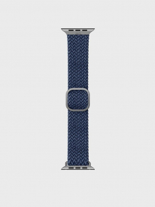 Uniq Aspen Apple Watch 38/40mm fonott szíj kék (55766)