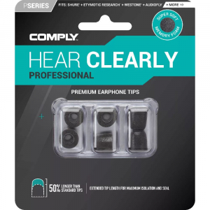 Comply Professional memóriahab fülilleszték fekete L (COM-PSerLBk3pr)