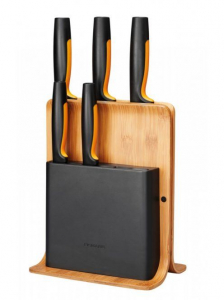 Fiskars 1057552 FF 5 késes bambusz késblokk