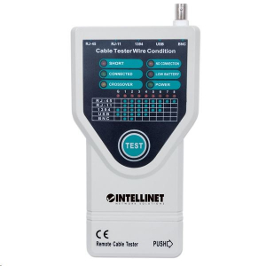 Manhattan kábel teszter (RJ45, RJ11, FireWire, USB-A, USB-B) (780094)