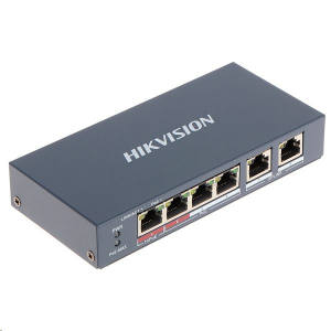 Hikvision 10/100 6x port switch (DS-3E0106HP-E)