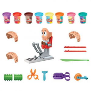 Hasbro Play-Doh: Crazy Cuts Stylist fodrász gyurma szett kiegészítővel (F1260)
