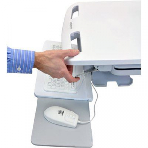 Ergotron StyleView monitor tartó és mozgatható munkaállomás 24" fehér (SV40-6300-0)