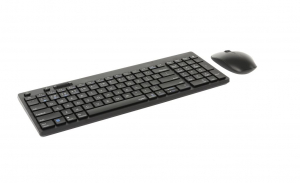 Rapoo 8050T vezeték nélküli (Bluetooth 3.0, 4.0 és 2.4 GHz) billentyűzet + egér fekete (192502)